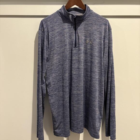 Under Armour Pullover Shirt Mens 2XL HeatGear Athletic Quarter Zip Loose Fit - Picture 1 of 11